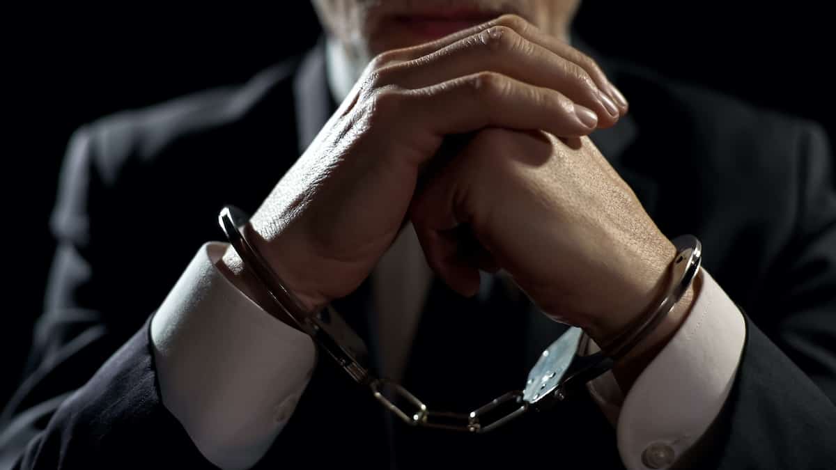 A man with Handcuffs